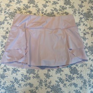 Athleta Momentum Lilac Lavender Ruffled Tennis Athletic Skort Size Large